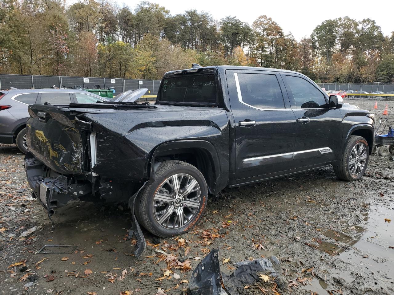 Image 3 of 2022 TOYOTA TUNDRA CREWMAX CAPSTONE 2022 with VIN 5TFVC5DB8NX011574