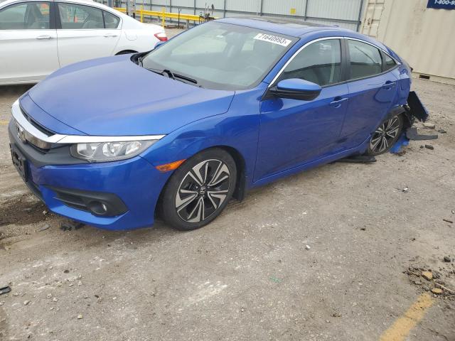 Image 1 of 2018 HONDA CIVIC EXL 2018 with VIN 19XFC1F76JE003215