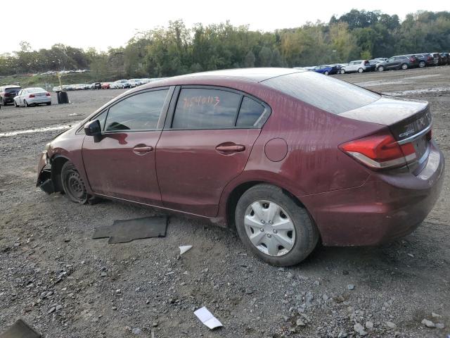 Image 2 of 2014 HONDA CIVIC LX 2014 with VIN 19XFB2F50EE232079