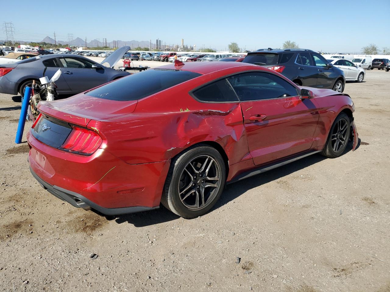 Image 3 of 2022 FORD MUSTANG  2022 with VIN 1FA6P8TH1N5145182