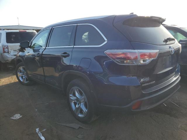 Изображение 2 2016 TOYOTA HIGHLANDER HYBRID LIMITED 2016 с VIN 5TDDCRFH0GS020119