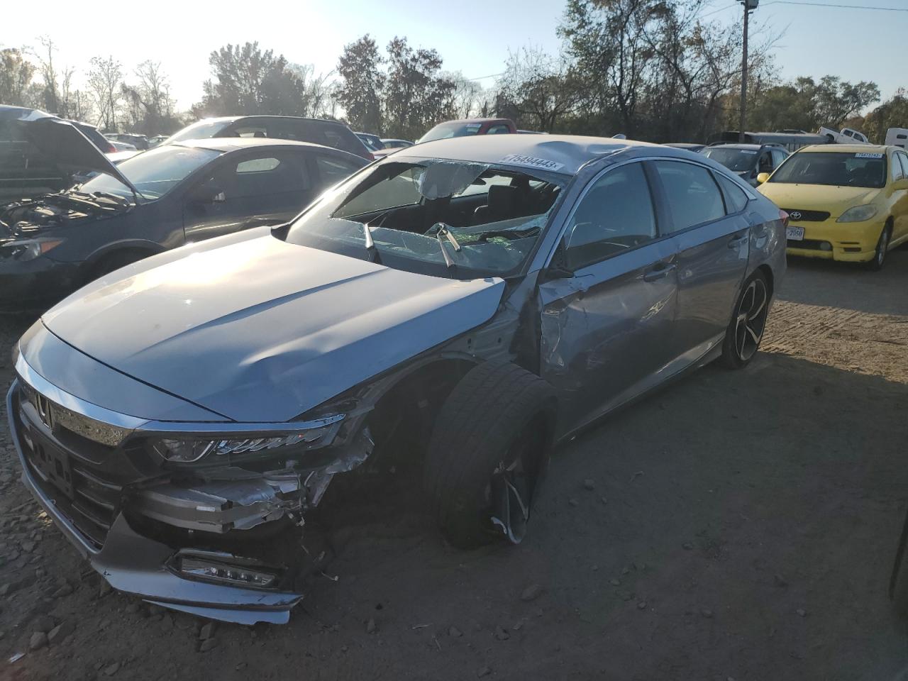 Image 1 of 2019 HONDA ACCORD SPORT 2019 with VIN 1HGCV1F35KA081002