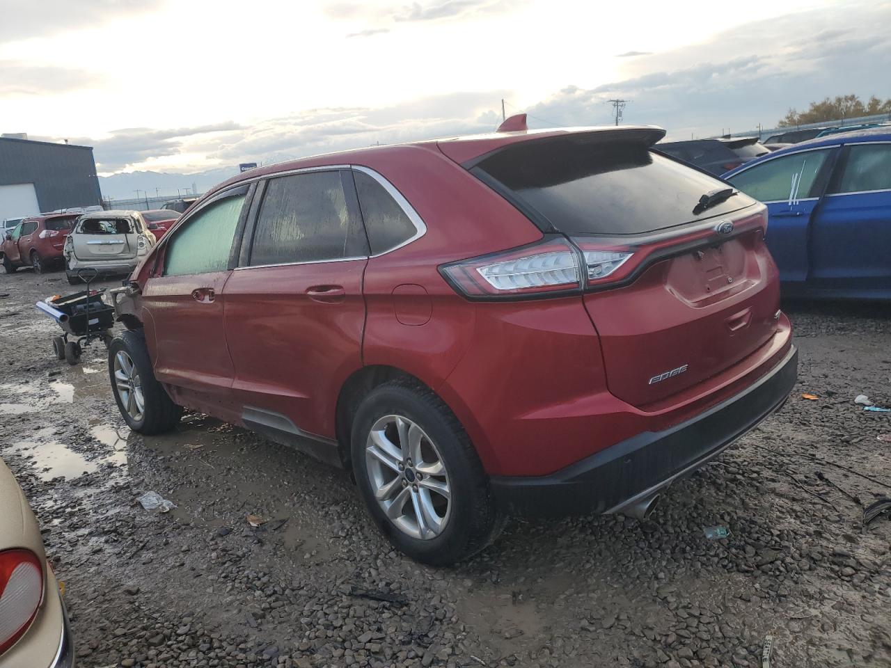 Image 2 of 2015 FORD EDGE SEL 2015 with VIN 2FMTK4J83FBB95341
