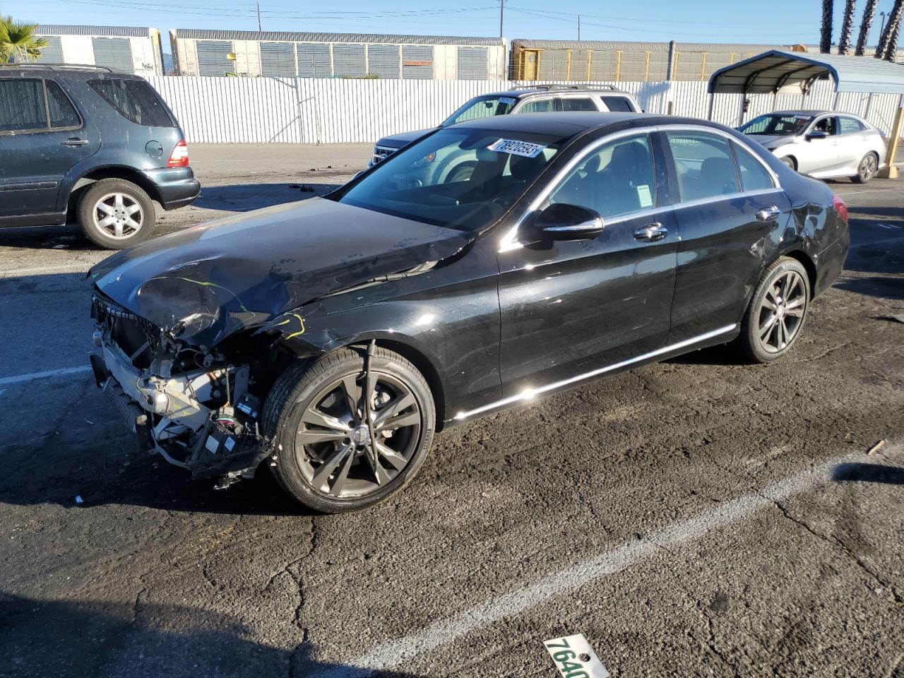 Image 1 of 2015 MERCEDES-BENZ C 300 4MATIC 2015 with VIN 55SWF4KB5FU073548