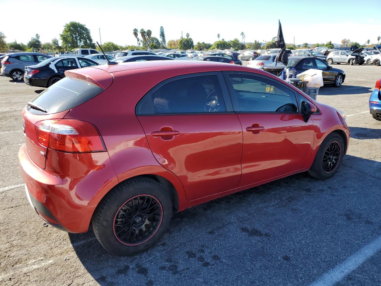 Image 3 of 2012 KIA RIO LX 2012 with VIN KNADM5A35C6028676