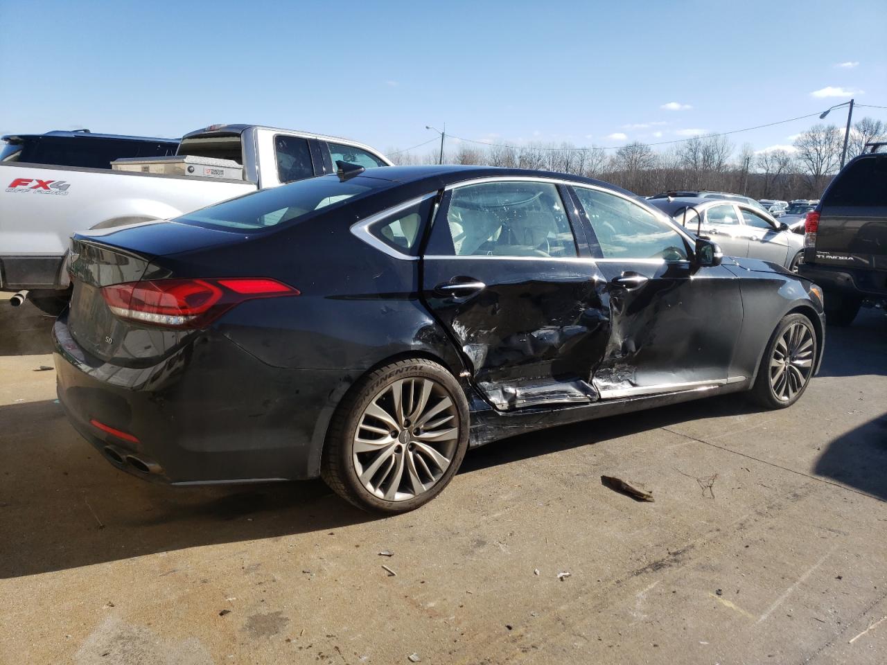 Image 3 of 2017 GENESIS G80 ULTIMATE 2017 with VIN KMHGN4JFXHU180727