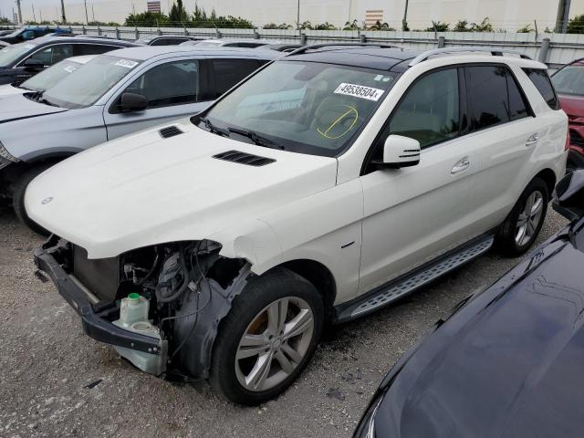 Image 1 of 2012 MERCEDES-BENZ ML 350 4MATIC 2012 with VIN 4JGDA5HB3CA041329