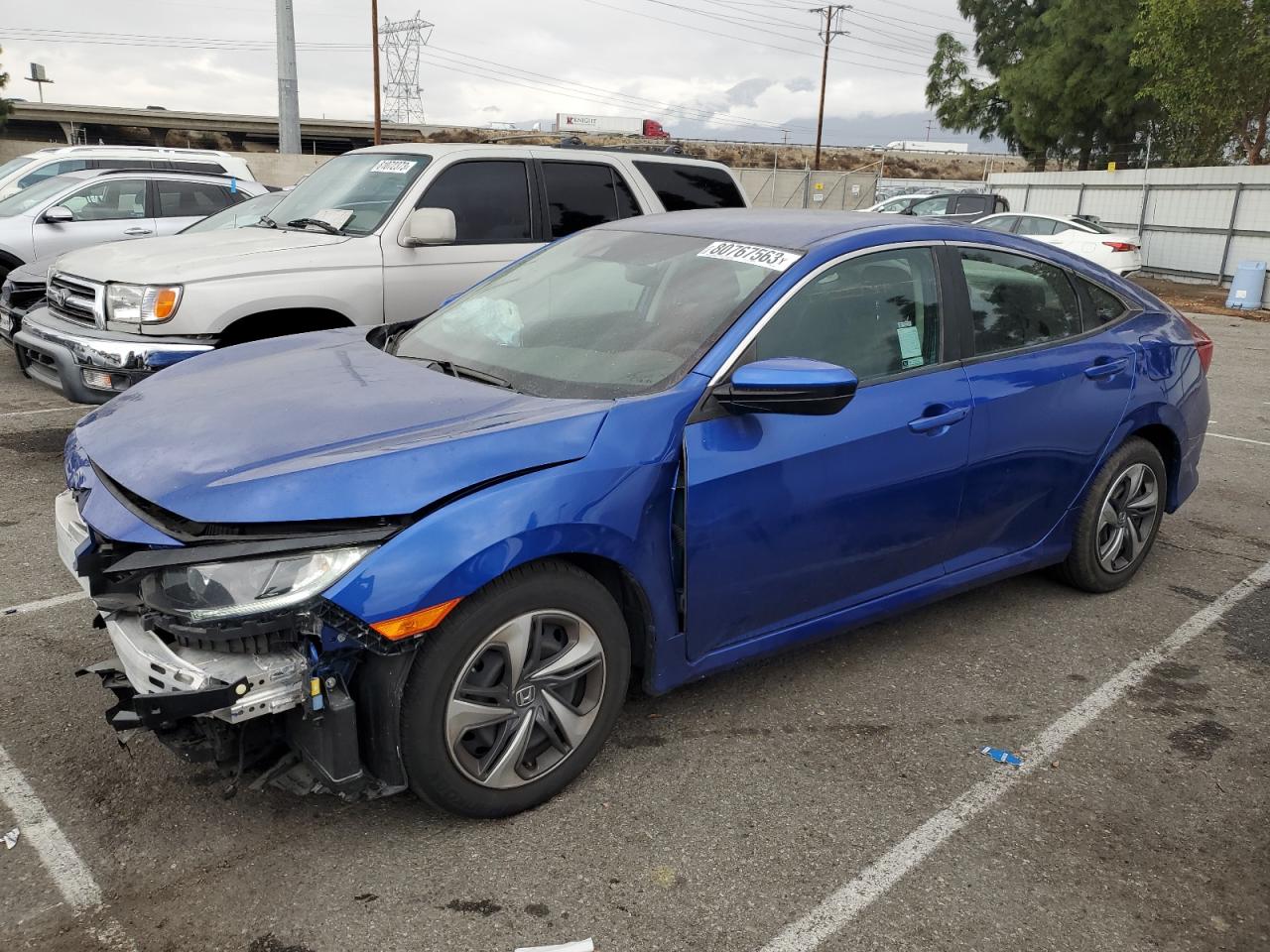 Изображение 1 2020 HONDA CIVIC LX 2020 с VIN 2HGFC2F60LH589612