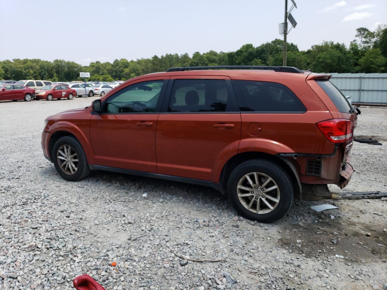 Image 2 of 2014 DODGE JOURNEY SXT 2014 with VIN 3C4PDCBG2ET108015
