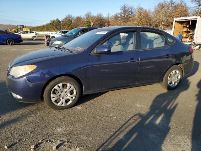Image 1 of 2010 HYUNDAI ELANTRA BLUE 2010 with VIN KMHDU4AD4AU829917