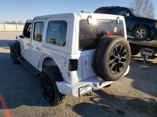 Image 3 of 2021 JEEP WRANGLER UNLIMITED SAHARA 2021 with VIN 1C4HJXEN9MW845378