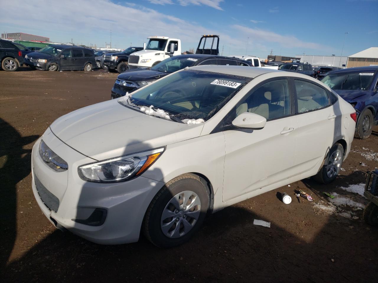 Image 1 of 2017 HYUNDAI ACCENT SE 2017 with VIN KMHCT4AE8HU173061