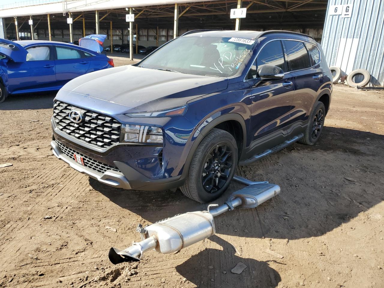 Image 1 of 2022 HYUNDAI SANTA FE SEL 2022 with VIN 5NMS6DAJ4NH396608