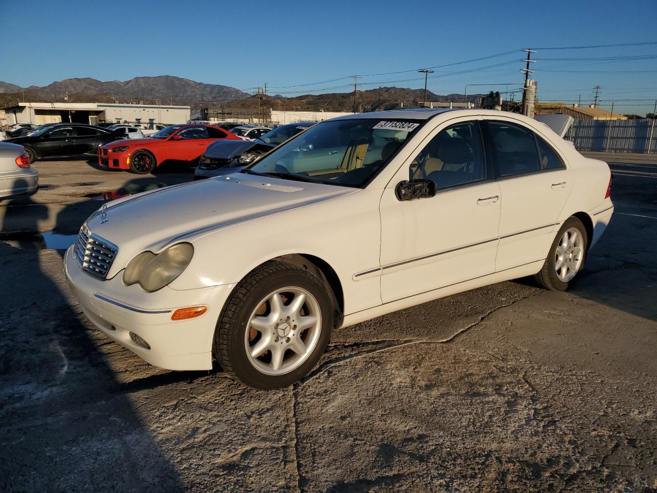 Image 1 of 2002 MERCEDES-BENZ C 240 2002 with VIN WDBRF61J92F166483