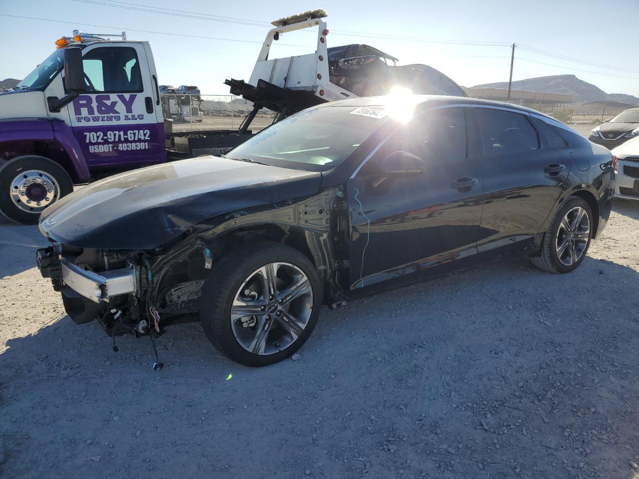 Image 1 of 2022 KIA K5 EX 2022 with VIN 5XXG34J22NG147200