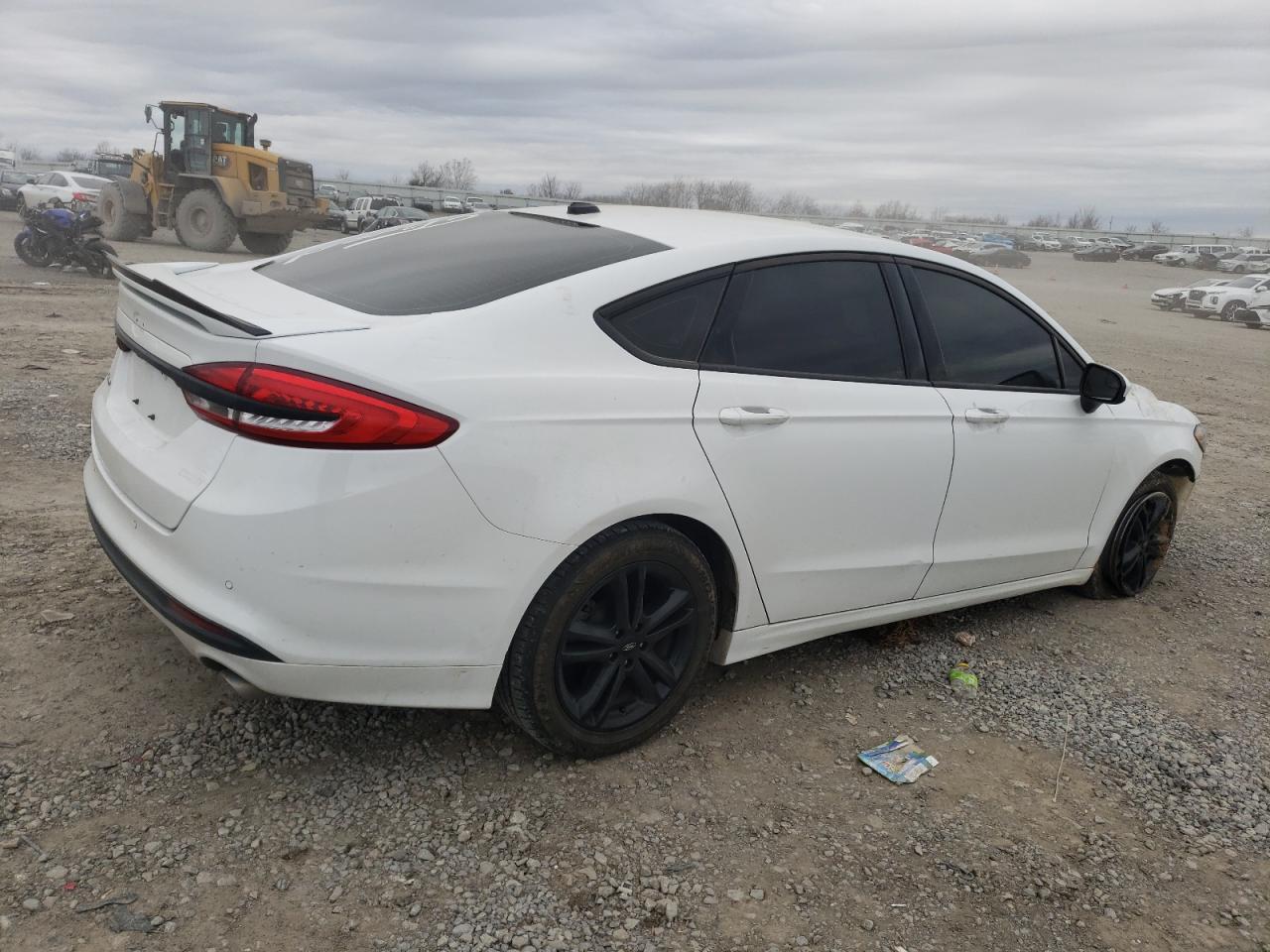 Image 3 of 2018 FORD FUSION SE 2018 with VIN 3FA6P0HD9JR261888