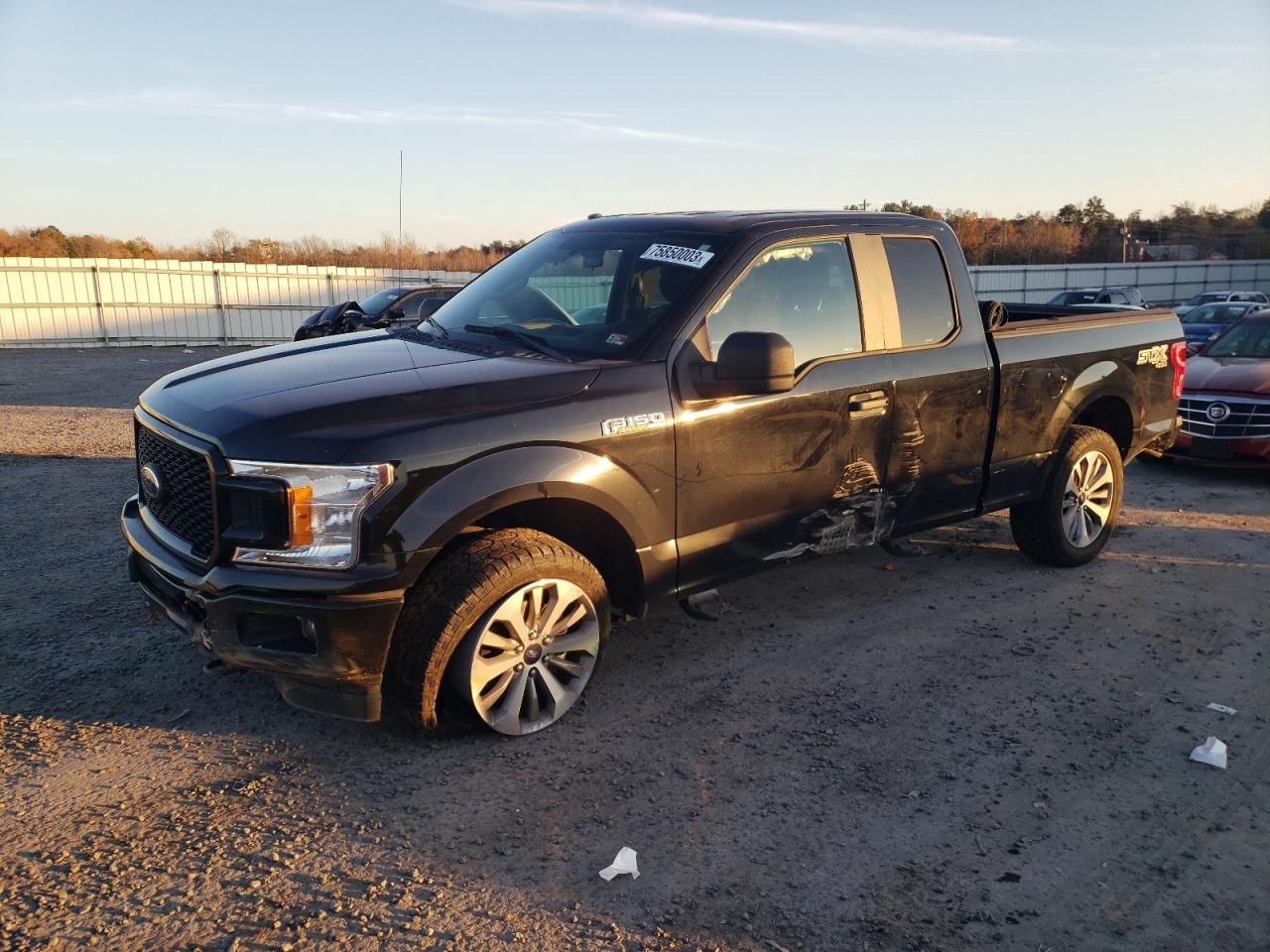 Image 1 of 2018 FORD F150 SUPER CAB 2018 with VIN 1FTEX1EP8JFE06670