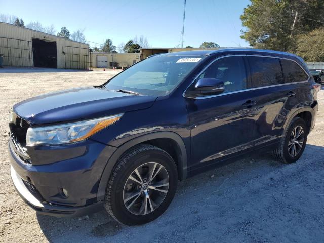 Obraz 2016 TOYOTA HIGHLANDER XLE 2016