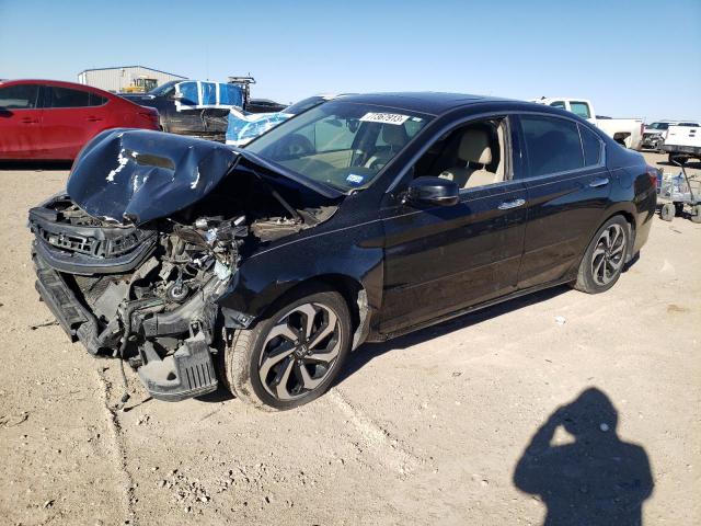 Image 1 of 2016 HONDA ACCORD EXL 2016 with VIN 1HGCR3F87GA007714