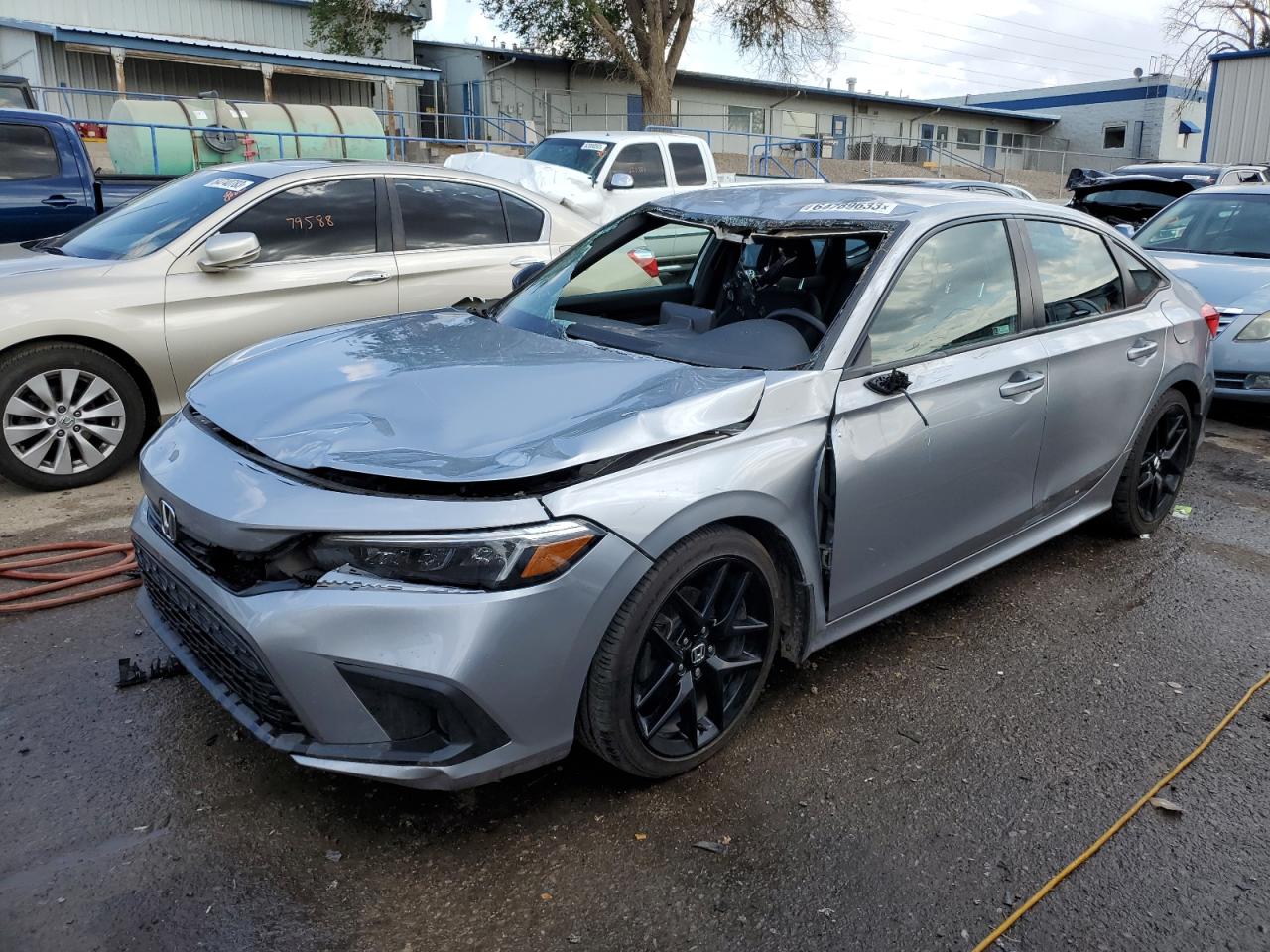 Image 1 of 2022 HONDA CIVIC SPORT 2022 with VIN 2HGFE2F54NH593747