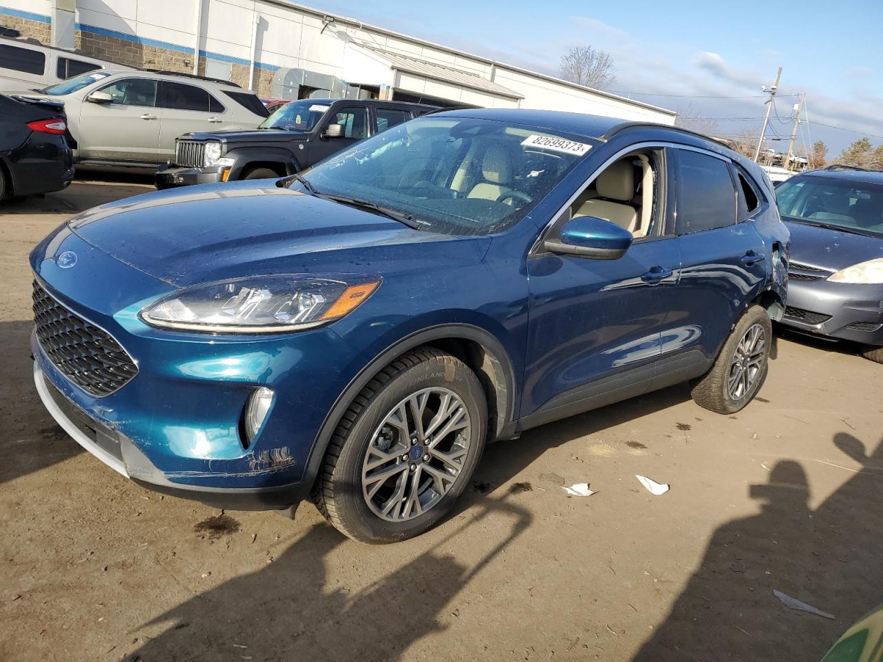 Image 1 of 2020 FORD ESCAPE SEL 2020 with VIN 1FMCU9H61LUA44399