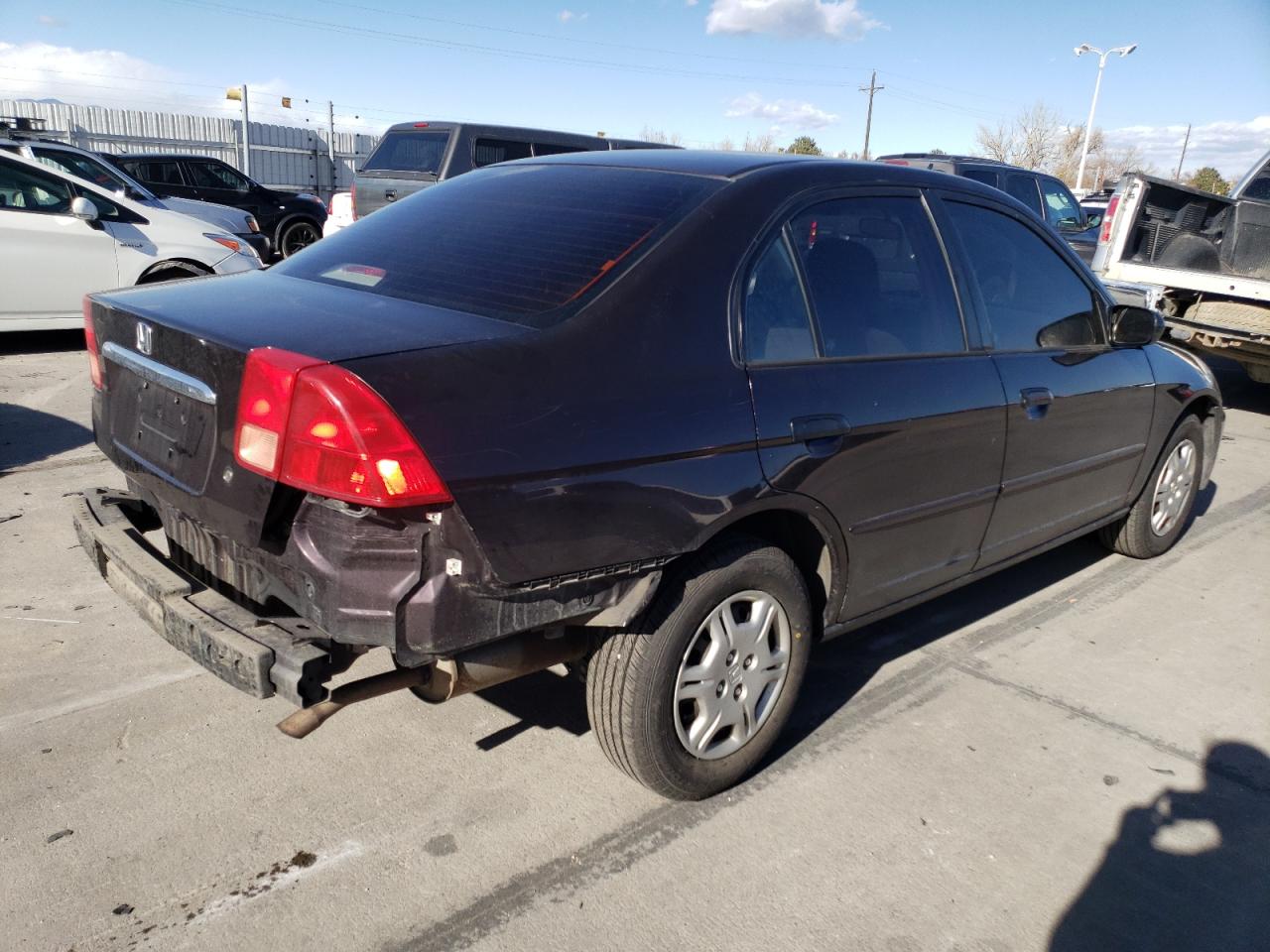 Изображение 3 2001 HONDA CIVIC LX 2001 с VIN 2HGES16511H551450