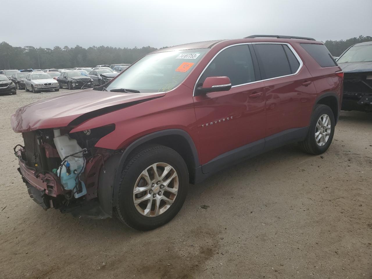 Image 1 of 2020 CHEVROLET TRAVERSE LT 2020 with VIN 1GNERGKW9LJ228879
