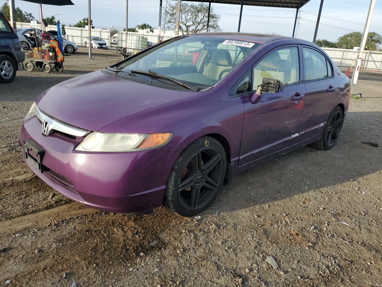 Image 1 of 2008 HONDA CIVIC EX 2008 with VIN 2HGFA16828H531929