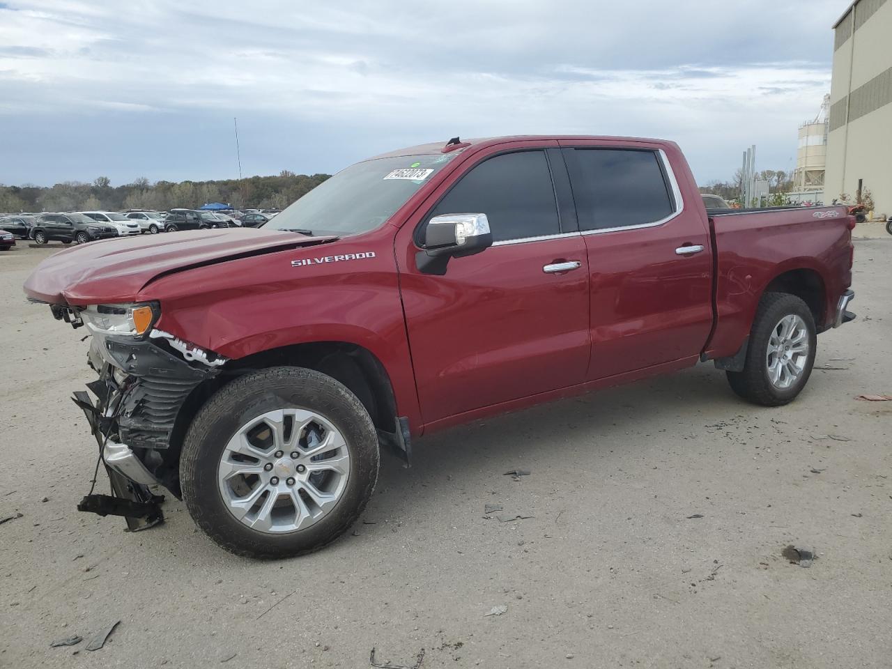 Image 1 of 2023 CHEVROLET SILVERADO K1500 LTZ 2023 with VIN 1GCUDGED6PZ178396