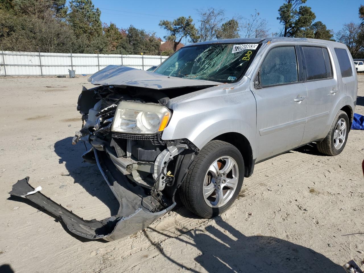 Изображение 1 2013 HONDA PILOT EXL 2013 с VIN 5FNYF3H50DB009582