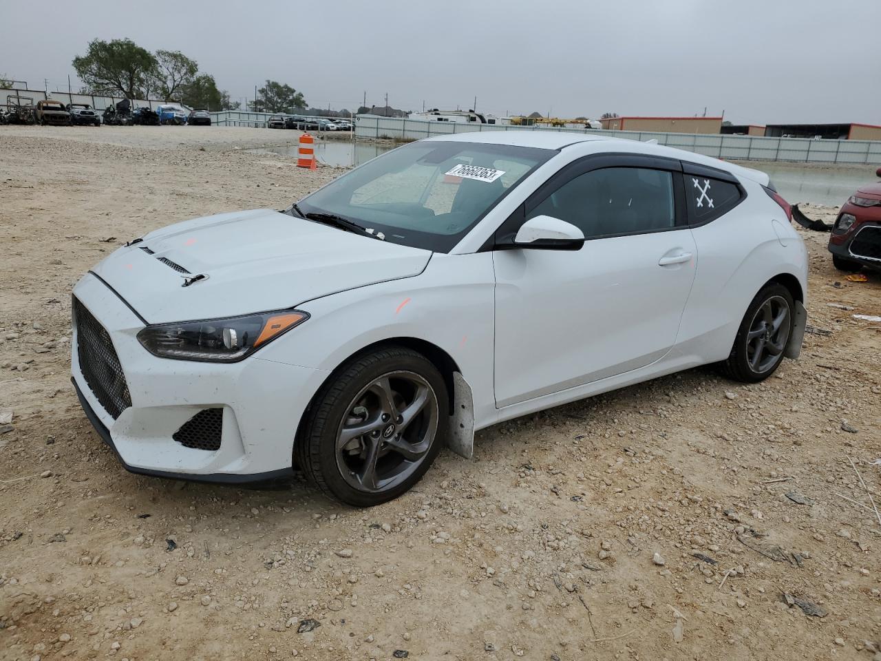 Image 1 of 2019 HYUNDAI VELOSTER BASE 2019 with VIN KMHTG6AF5KU018693