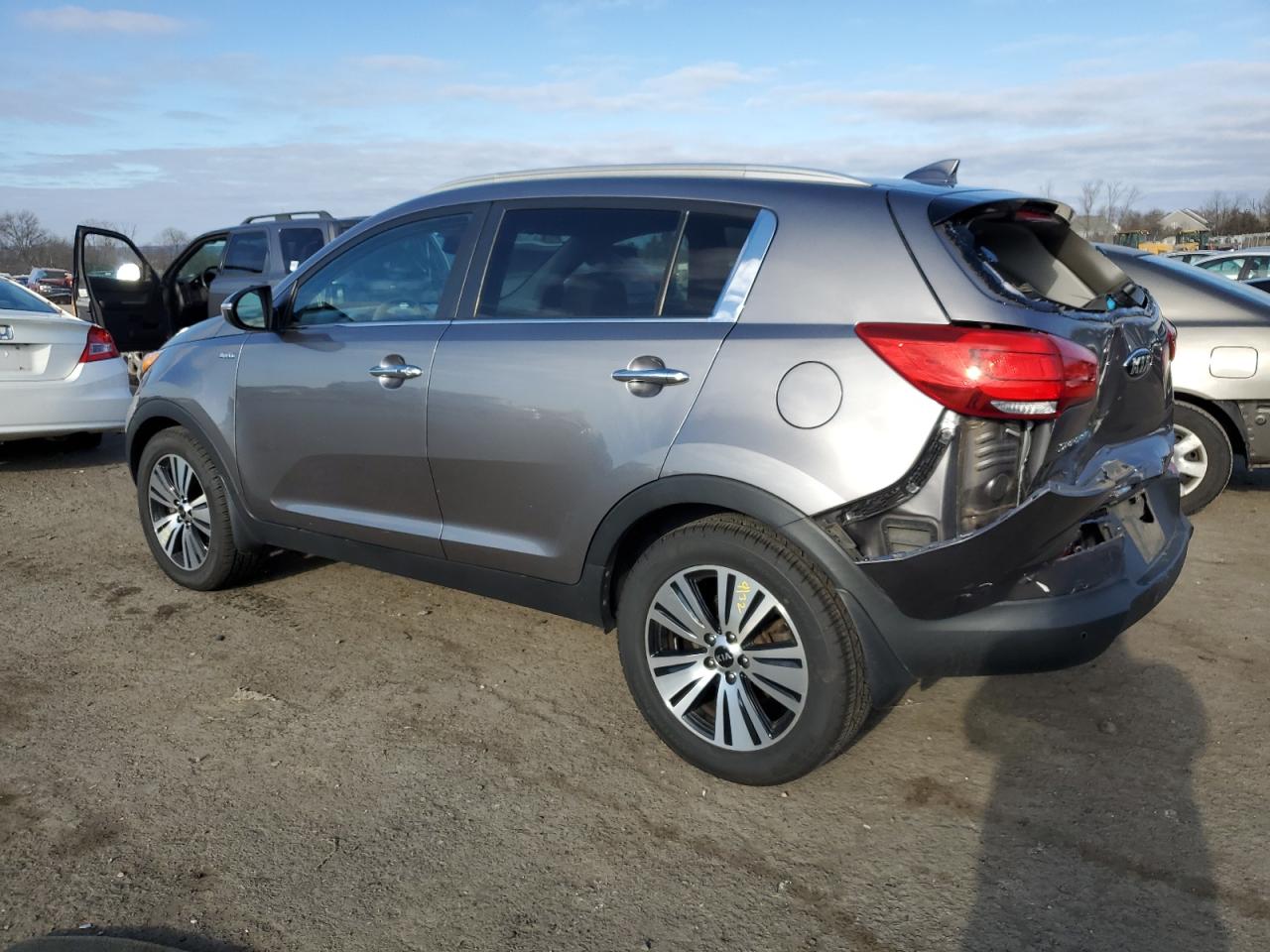 Image 2 of 2014 KIA SPORTAGE EX 2014 with VIN KNDPCCAC5E7612242
