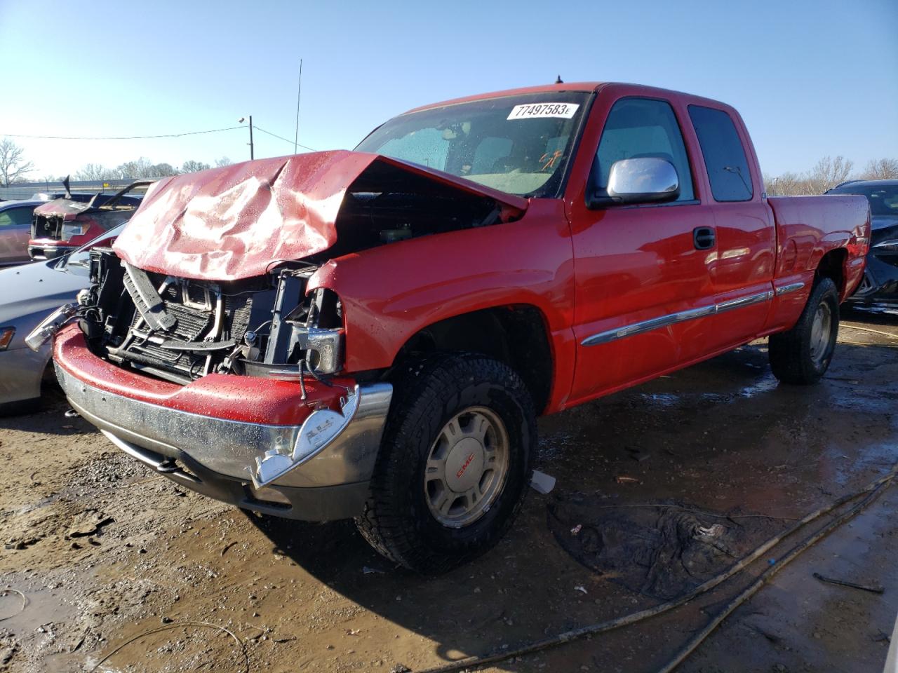 Image 1 of 2002 GMC NEW SIERRA K1500 2002 with VIN 2GTEK19T721336819