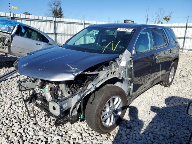 Image 2 of 2021 CHEVROLET TRAVERSE LS 2021 with VIN 1GNEVFKWXMJ101713