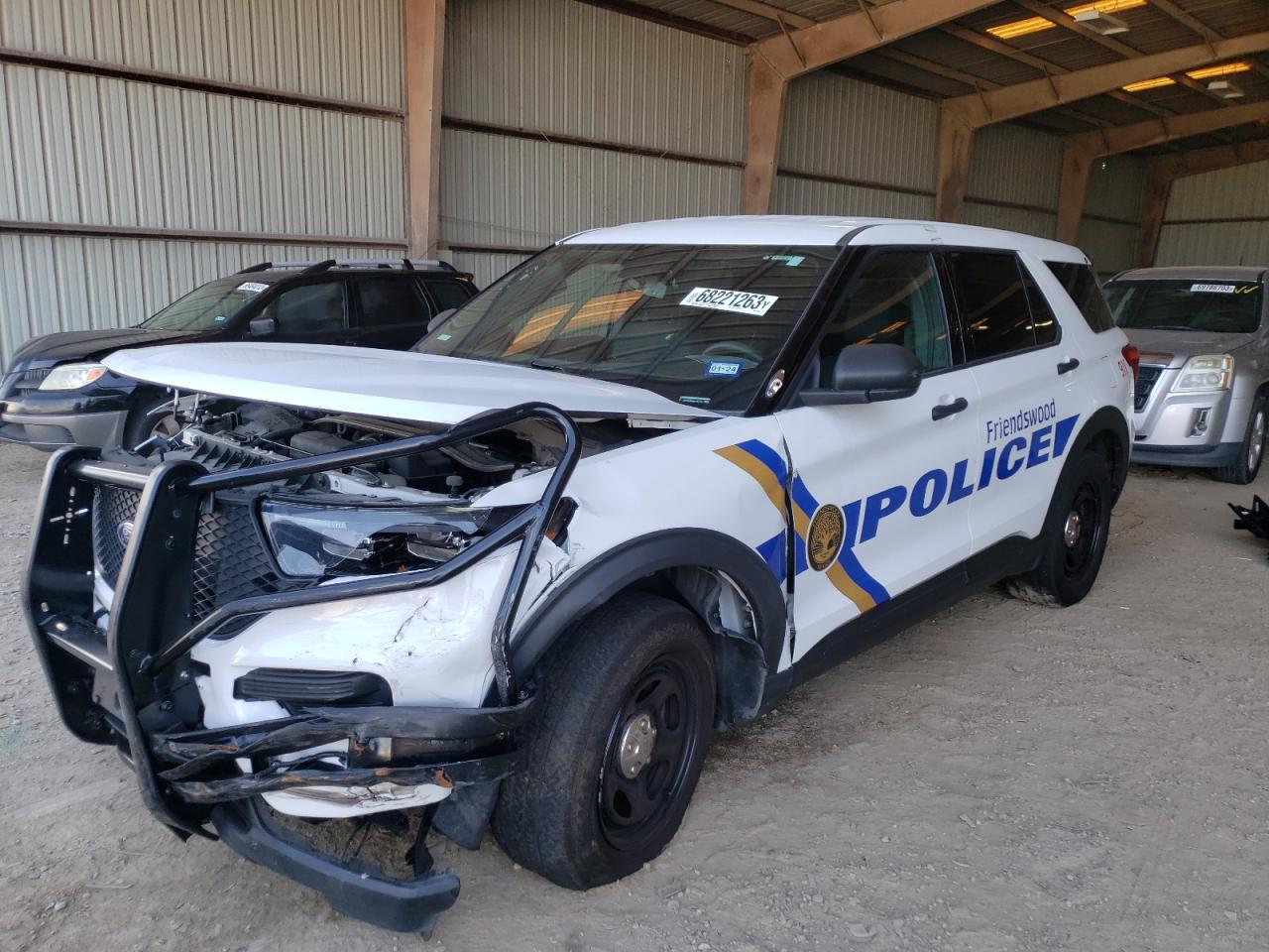 Изображение 1 2021 FORD EXPLORER POLICE INTERCEPTOR 2021 с VIN 1FM5K8AB5MGA64445