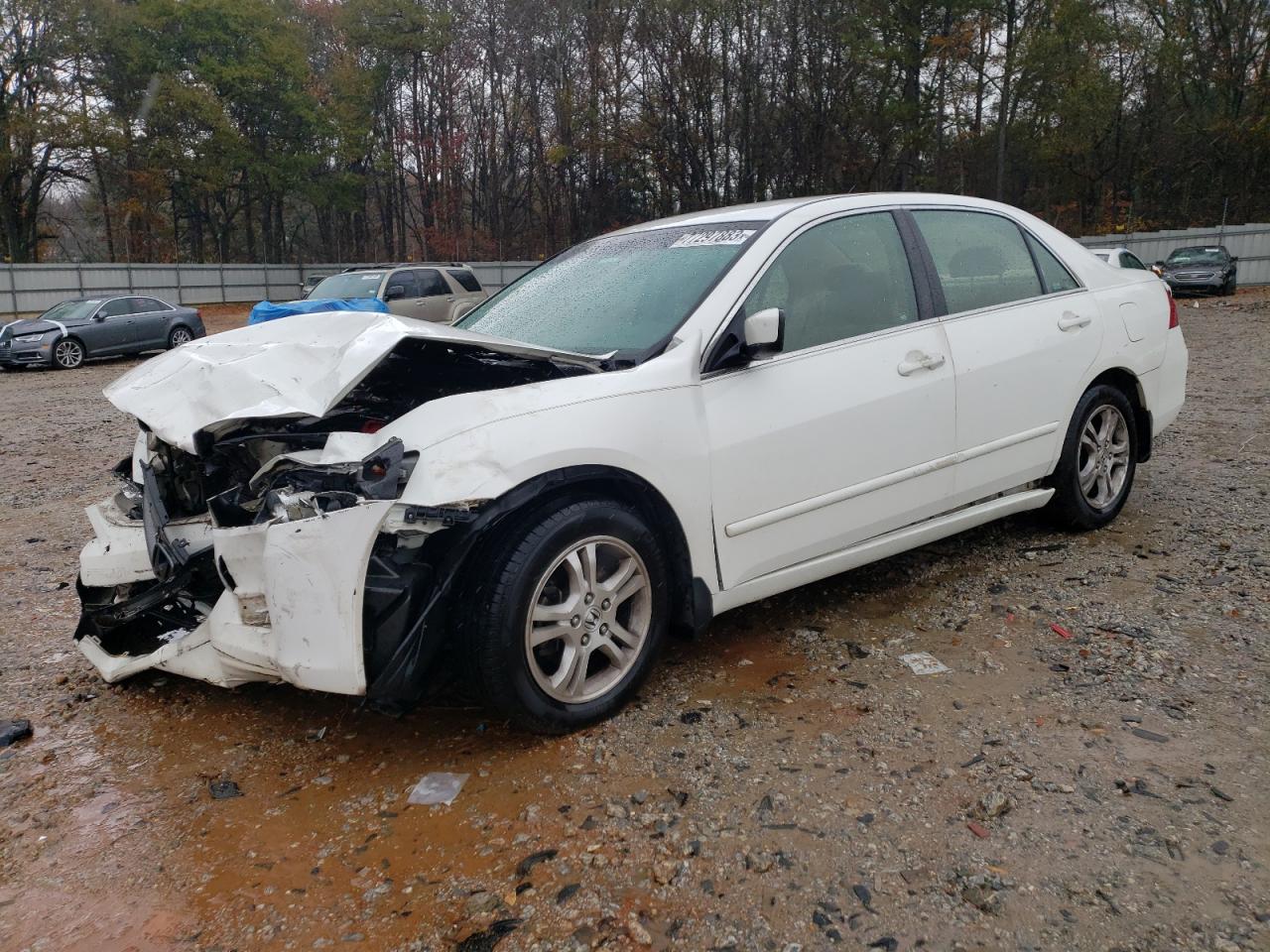 Изображение 1 2007 HONDA ACCORD SE 2007 с VIN JHMCM56387C007754