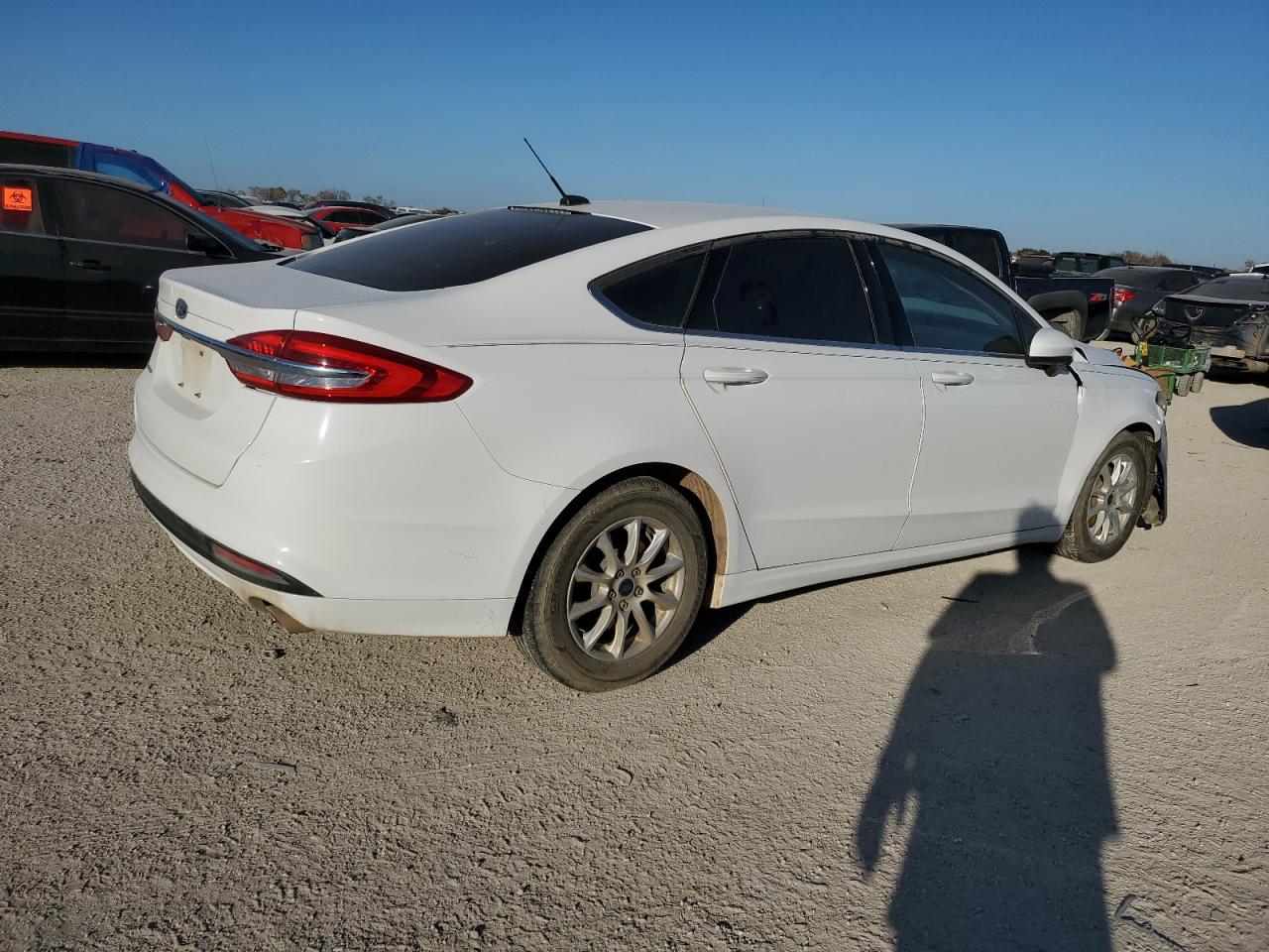 Image 3 of 2018 FORD FUSION S 2018 with VIN 3FA6P0G73JR109780