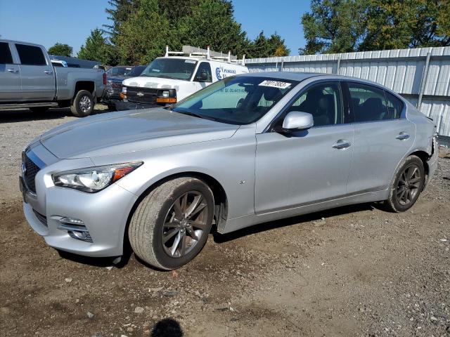 Image 1 of 2015 INFINITI Q50 BASE 2015 with VIN JN1BV7AR6FM420236