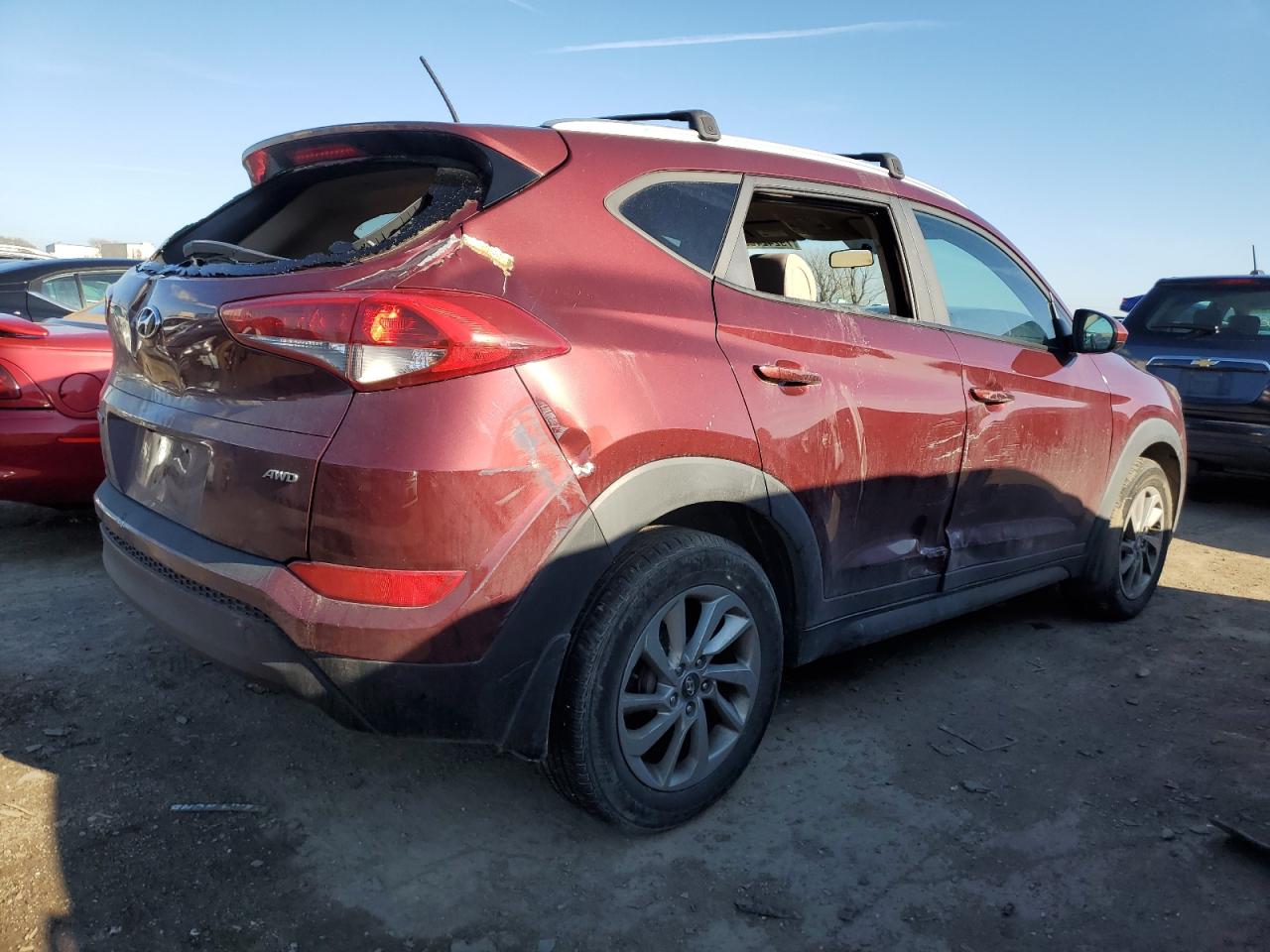 Изображение 3 2016 HYUNDAI TUCSON LIMITED 2016 с VIN KM8J3CA47GU214643