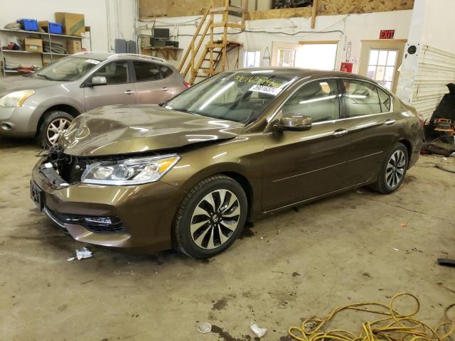 Image 1 of 2017 HONDA ACCORD HYBRID EXL 2017 with VIN JHMCR6F57HC001521