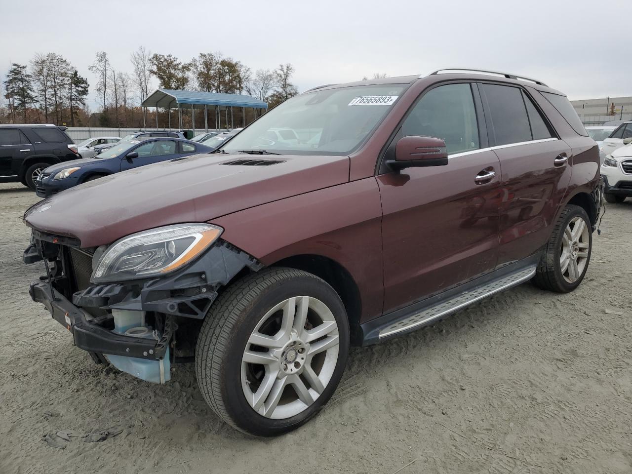 Obraz 1 z 2015 MERCEDES-BENZ ML 350 2015 z VIN 4JGDA5JB4FA491683