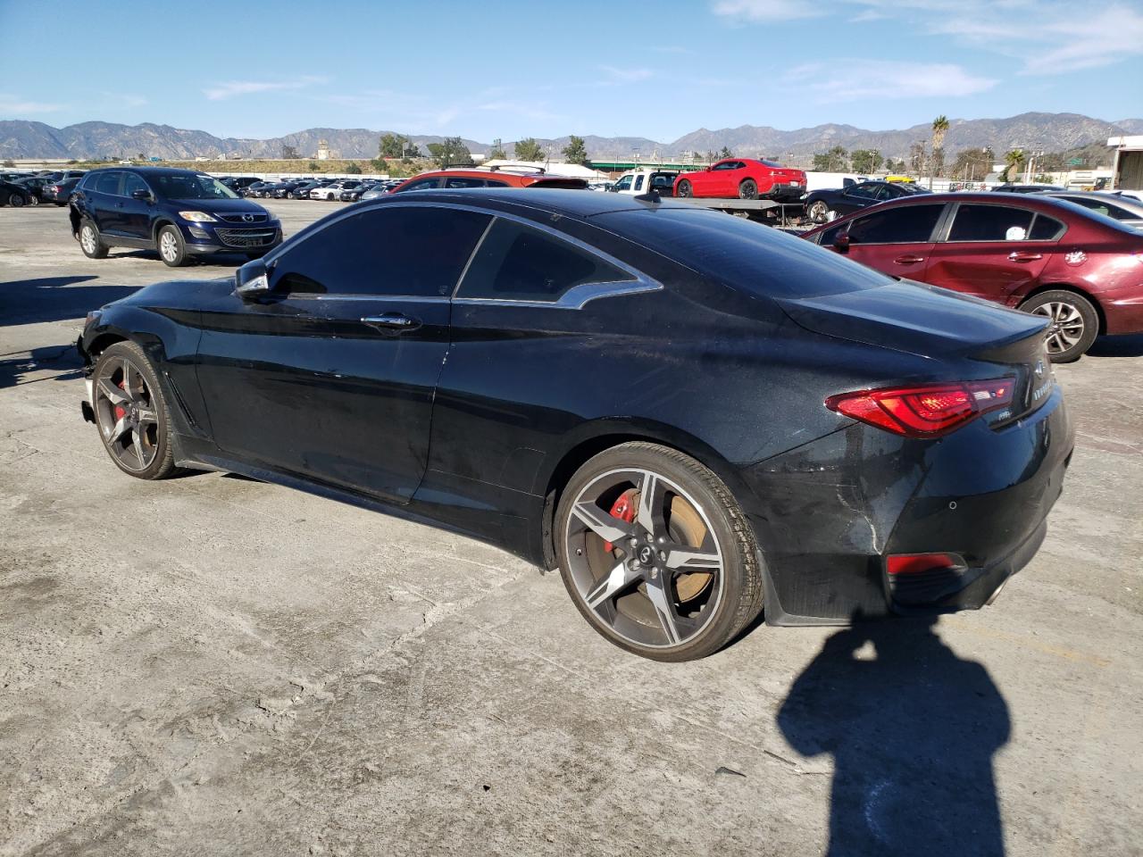 Image 2 of 2022 INFINITI Q60 RED SPORT 400 2022 with VIN JN1FV7LL1NM680651