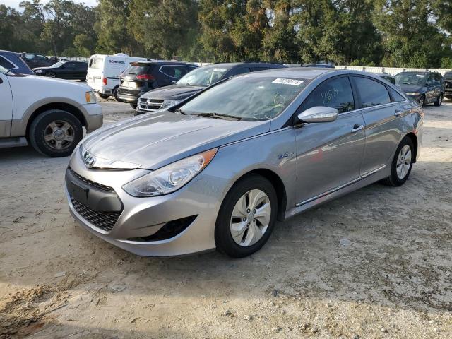 Image 1 of 2015 HYUNDAI SONATA HYBRID 2015 with VIN KMHEC4A45FA123412