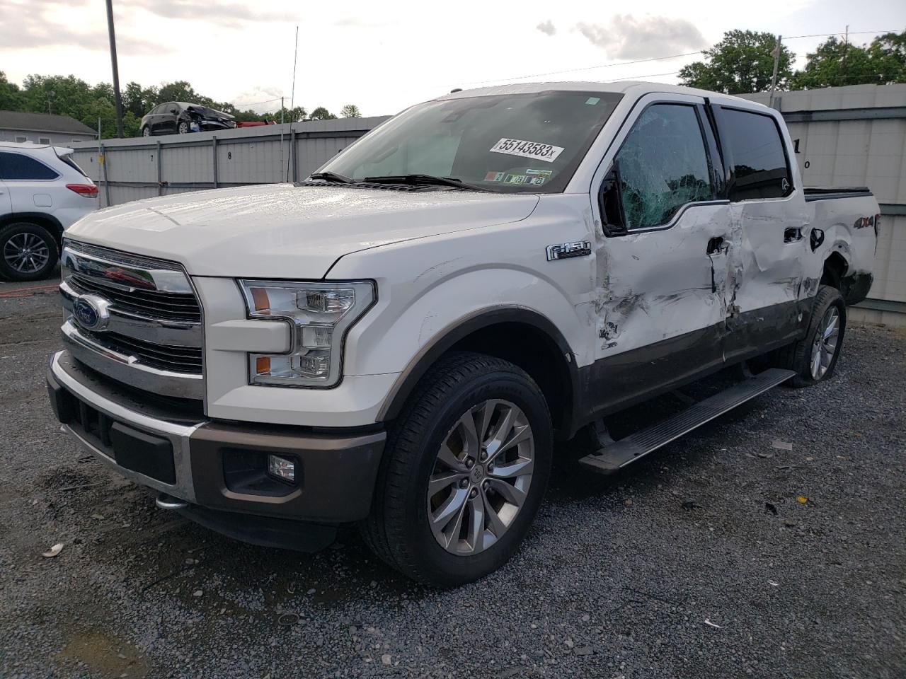 Image 1 of 2016 FORD F150 SUPERCREW 2016 with VIN 1FTEW1EG4GFC71067