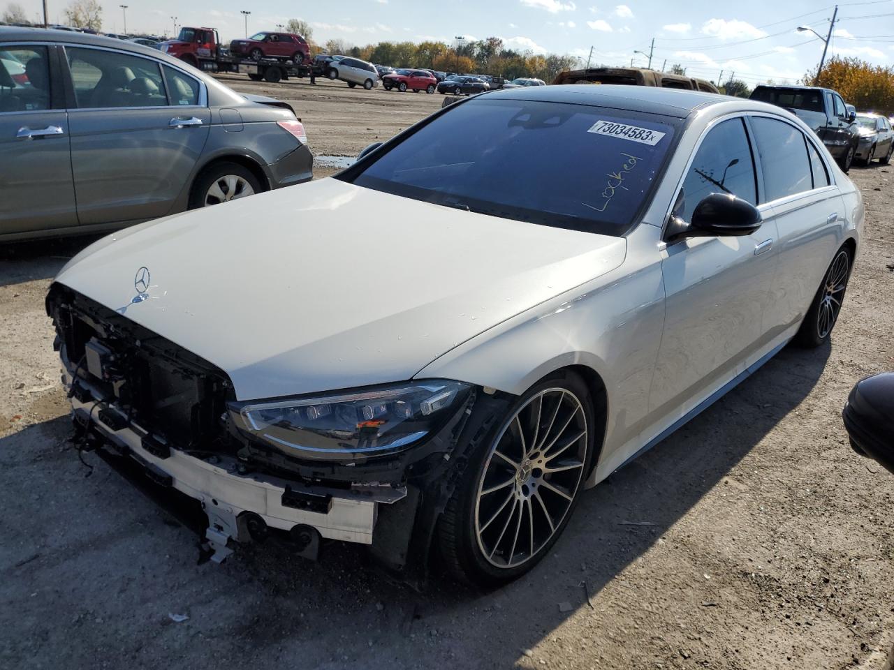 Image 1 of 2022 MERCEDES-BENZ S 580 4MATIC 2022 with VIN W1K6G7GB9NA068598