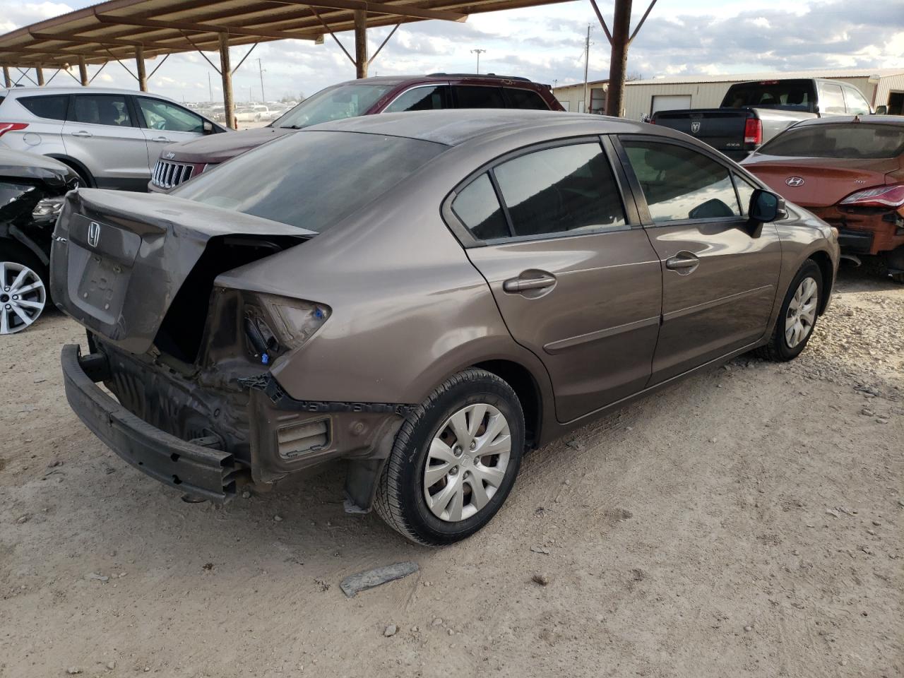 Image 3 of 2012 HONDA CIVIC LX 2012 with VIN 2HGFB2F50CH593038