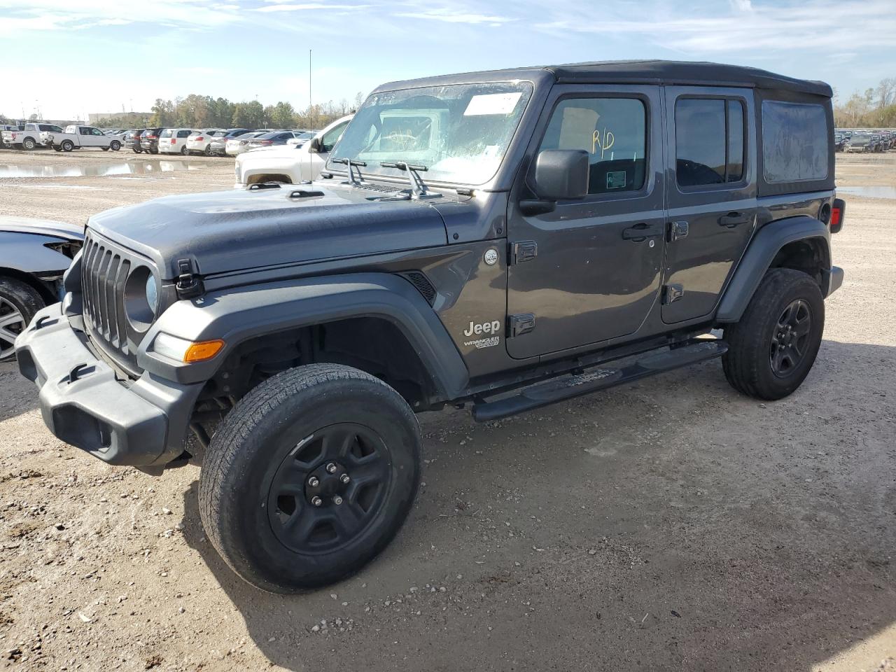 Image 1 of Jeep Wrangler Unlimited Sport 2019 with VIN 1C4HJXDG7KW561196