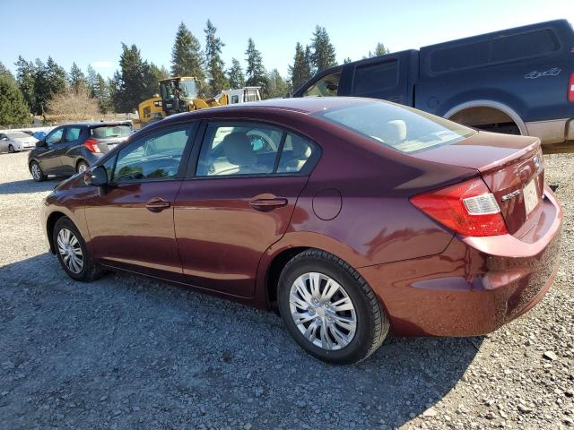 Изображение 2 2012 HONDA CIVIC LX 2012 с VIN 2HGFB2F55CH544160
