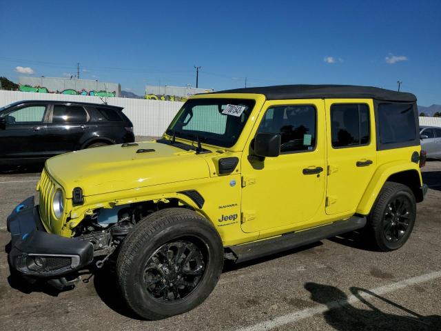 Image 1 of 2023 JEEP WRANGLER SAHARA 4XE 2023 with VIN 1C4JJXP64PW554489