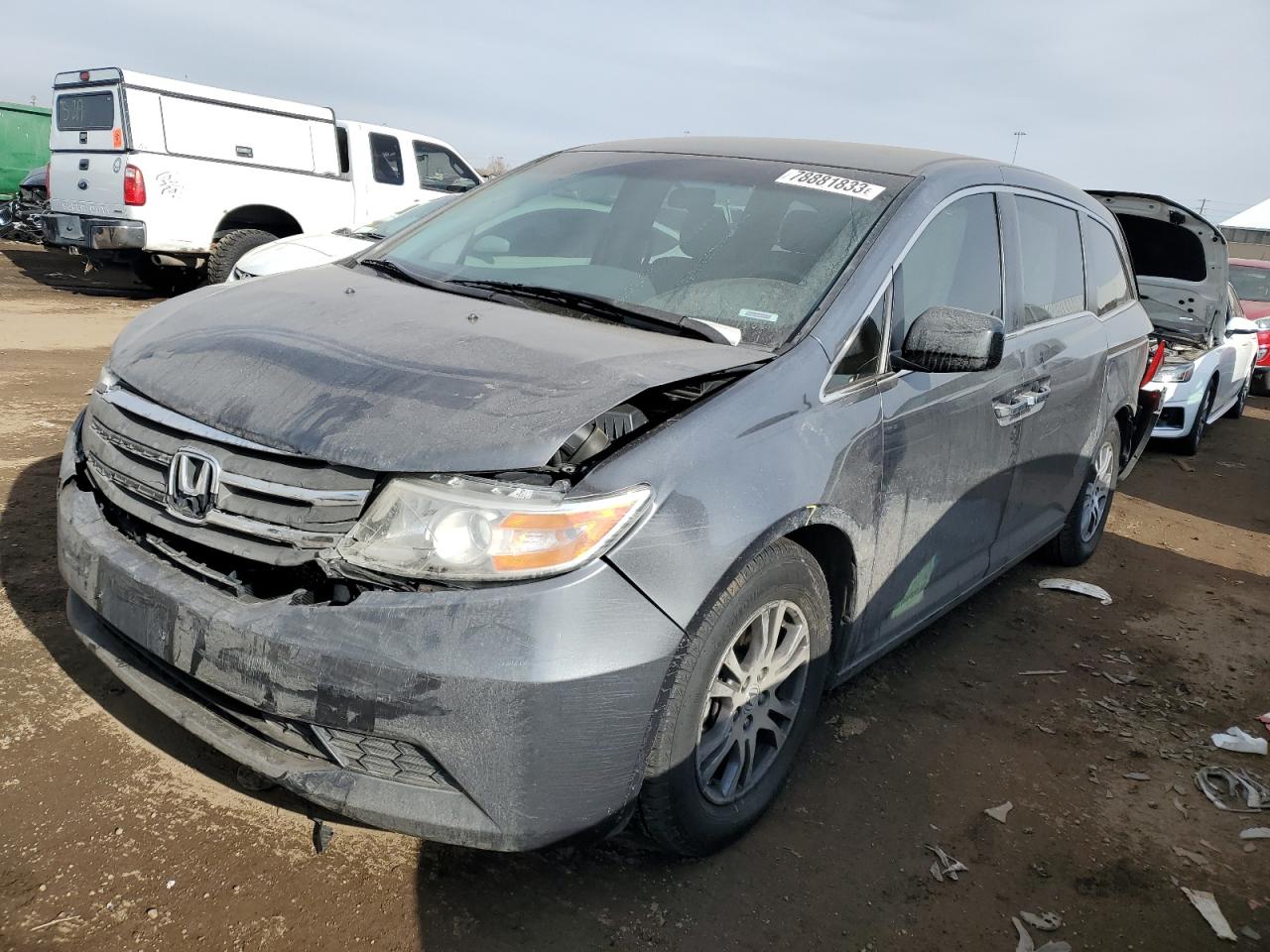 Image 1 of 2012 HONDA ODYSSEY EX 2012 with VIN 5FNRL5H42CB092298
